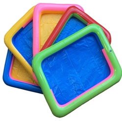 Alberca para jugar con la arena