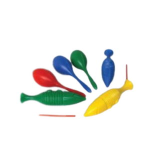 Guiros y Maracas 6pz