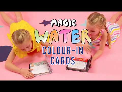 Tarjetas Mágicas Reutilizables pinta con agua, Construcción