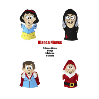 Guiñoles (Títeres) Blanca Nieves ( Guante Y Dedo)