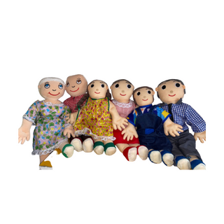 Familia de Muñecos Sexuados 6 integrantes