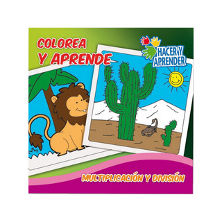 Libro Colorea y Aprende Multiplicación y División