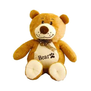 Muñeco de apapacho con cascabel oso