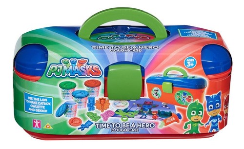 PJ MASKS "TIME TO BE A HERO" ESTUCHE DE PLASTILINA