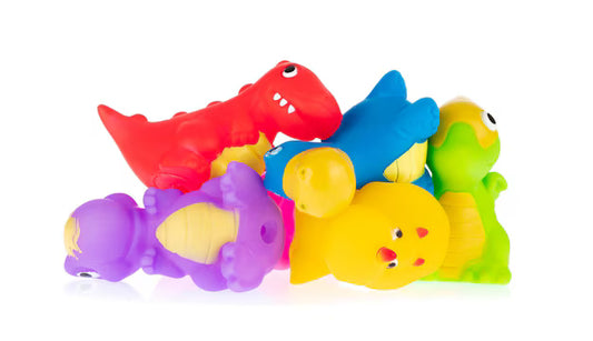 Amigos De Baño Dinosaurios 6Pz