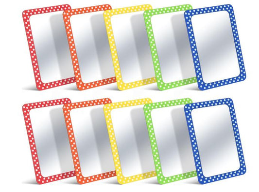 ESPEJOS IRROMPIBLES 15 X 10 cms Pack con 10