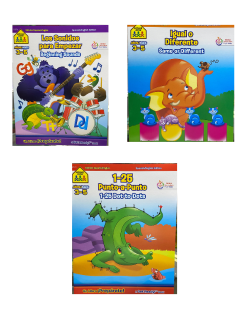 Libro educativo de actividades bilingues PAQUETE 1