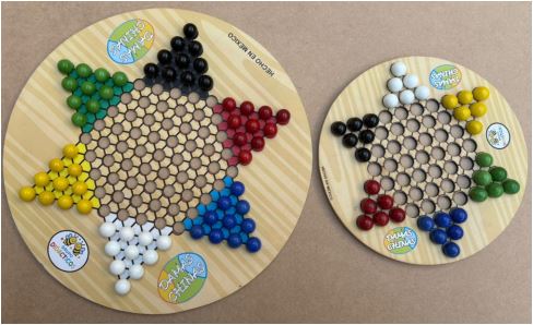 Damas chinas 2 tamaños