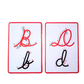 Tarjetas borrables para trazos ABC y números