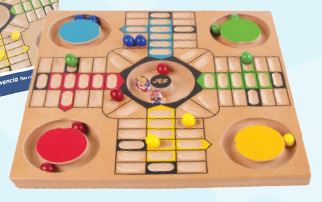 Parchis madera