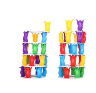 Torre de Pingüinos Tower Collapse, juego de equilibrio