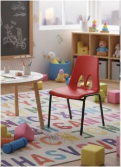 Silla concha preescolar o maternal vairos colores