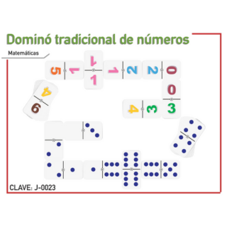 Domino Tradicional Con Números Al Reverso