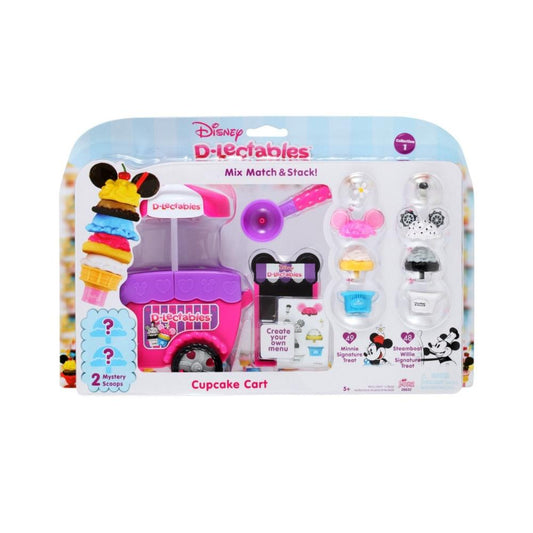 Disney D-lectables Carrito Cupcake Mickey Minnie Accesorios