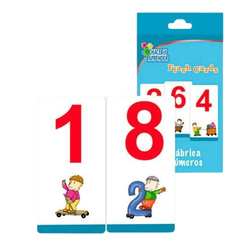 Flash Cards Fabrica de números.