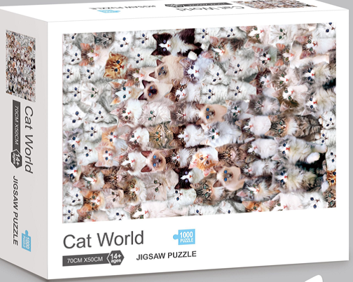 Mundo de gatos 1000 pz